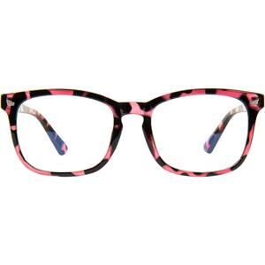New Maxjuli Womens Pink Black Tortoise Computer Blue Light Blocking Glasses